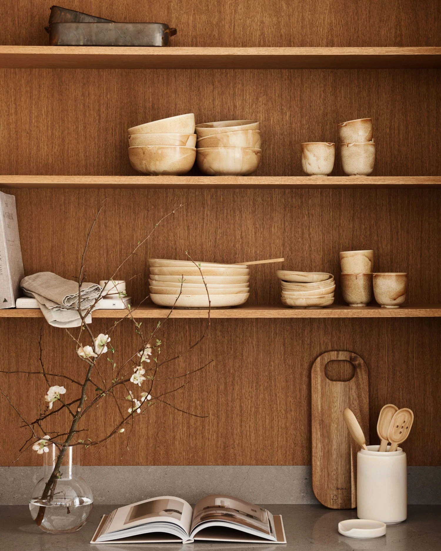 DUKA Toscana Essteller, 25 Cm, Beige 6 DUKA Toscana Essteller, 25 Cm, Beige – Bild 6